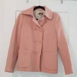 Jcrew blush peacoat